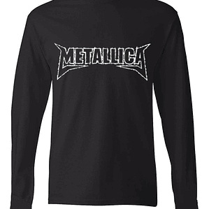 Polera Manga Larga Metallica Metal Rock Hombre Grafimax