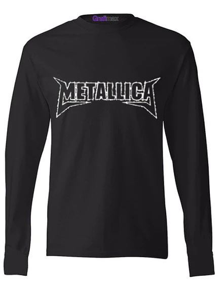 Polera Manga Larga Metallica Metal Rock Hombre Grafimax 1