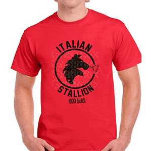 Polera Rocky Balboa Italian Stallion Boxeo Grafimax