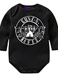 Body Bebé Pilucho Guns N Roses Rock Metal Negro Grafimax - Miniatura 1