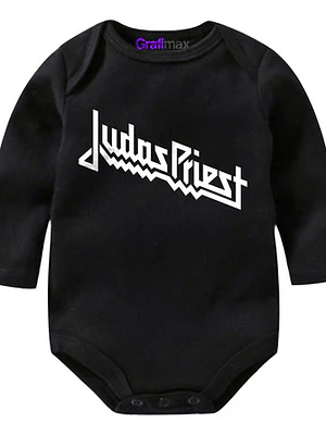 Body Bebé Pilucho Judas Priest Rock Metal Negro Grafimax