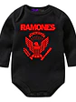 Body Bebé Pilucho The Ramones Rock Punk Negro Grafimax - Miniatura 1