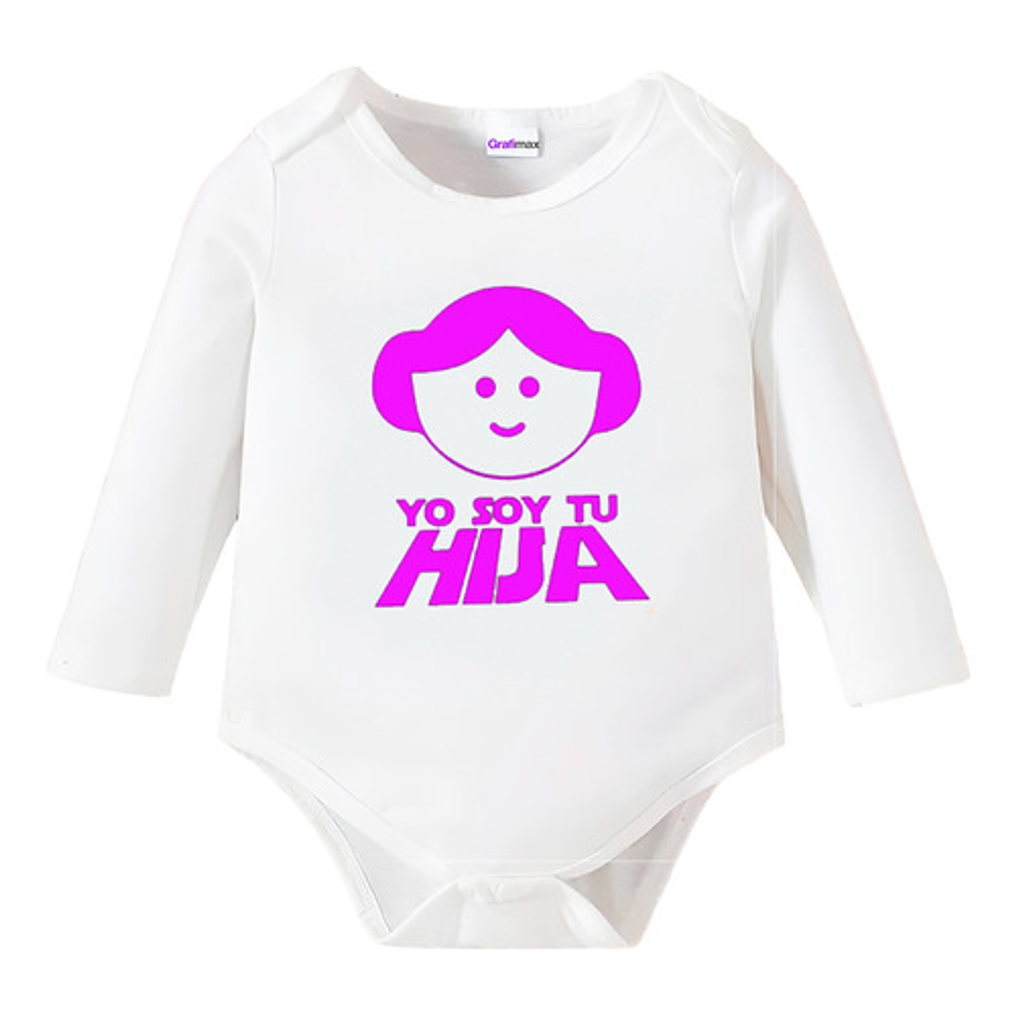 Body Bebe Pilucho  Soy Tu Hija Padre  Starwars Grafimax 1