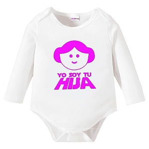 Body Bebé Pilucho Soy Tu Hija Padre Starwars Grafimax