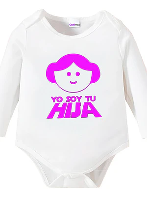 Body Bebé Pilucho Soy Tu Hija Padre Starwars Grafimax
