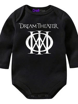 Body Bebé Pilucho Dream Theater Rock Metal Negro Grafimax