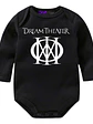 Body Bebé Pilucho Dream Theater Rock Metal Negro Grafimax - Miniatura 1