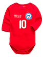 Body Bebé Selección Chile 2024 Futbol Personalizada Grafimax - Miniatura 1