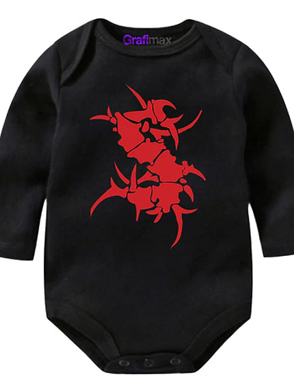 Body Bebé Pilucho Sepultura Rock Metal Negro Música Grafimax 1
