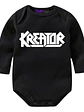 Body Bebé Pilucho Kreator Rock Industrial Negro Grafimax - Miniatura 1