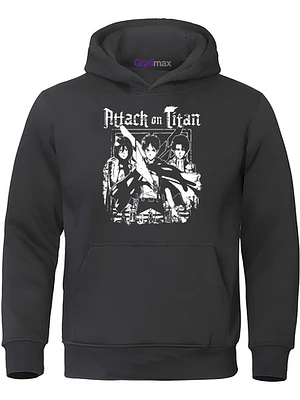 Polerón Attack On Titan Shingeki Serie Anime Oversize Grafimax