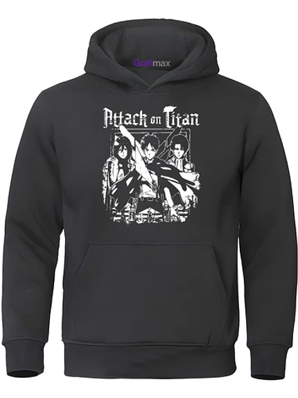 Polerón Attack On Titan Shingeki Serie Anime Oversize Grafimax 1