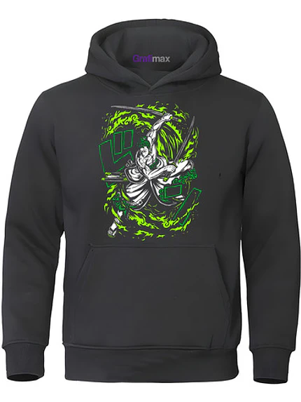 Polerón Hombre Roronoa Zoro One Piece Anime Grafimax 1