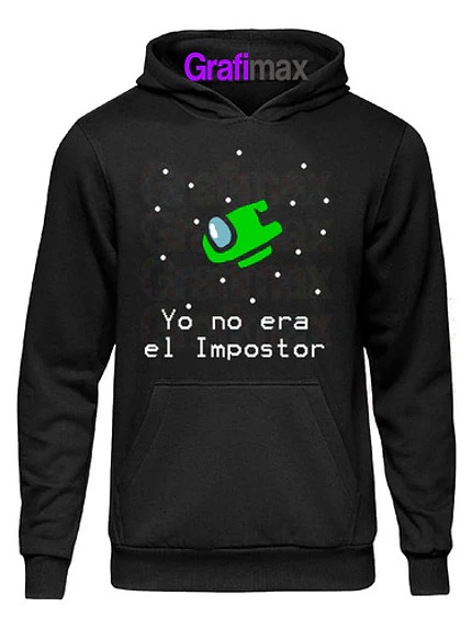 Polerón Among U S Gamer Niño Diseños Algodón Grafimax 6