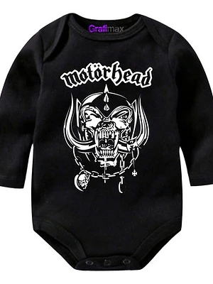 Body Bebé Pilucho Motorhead Rock Metal Negro Música - Grafimax