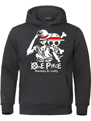 Polerón Hombre Monkey D. Luffy One Piece Anime Grafimax