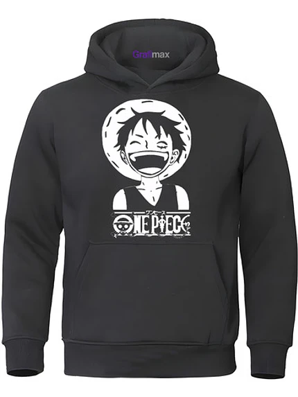 Poleron One Piece Luffy Flag Caras Anime Faces Grafimax 1