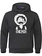 Poleron One Piece Luffy Flag Caras Anime Faces Grafimax - Miniatura 1