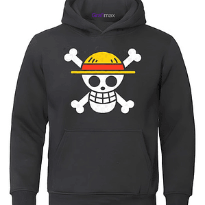 Polerón One Piece Anime Skull Estampado Espalda Grafimax
