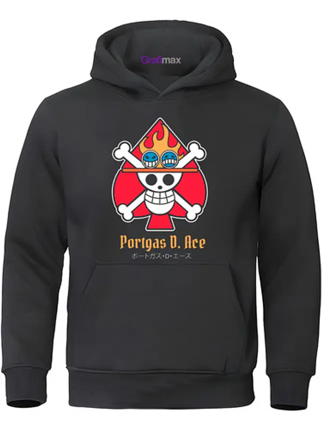 Polerón One Piece Portgas D. Ace Anime Grafimax 1
