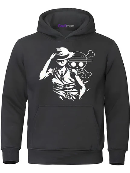 Polerón One Piece Luffy Flag Anime Grafimax 1