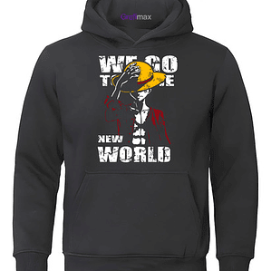 Polerón One Piece Luffy Flag Anime Hombre Grafimax