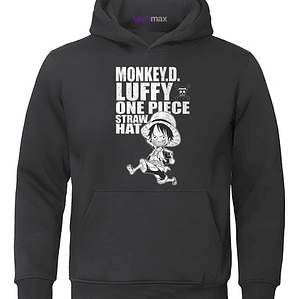 Polerón One Piece Luffy Straw Hat Anime Grafimax