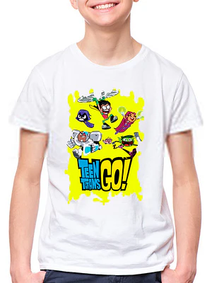 Polera Titanes Teen Titans Go! Splash Grafimax
