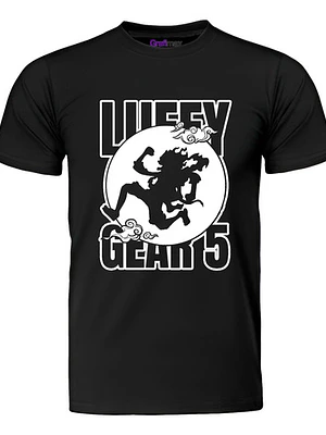 Polera Luffy Gear 5 Silueta One Piece Anime Manga Grafimax