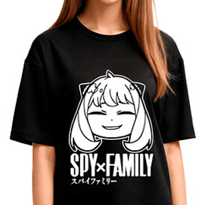 Polera Spy X Family Anime Anya Forger Sonrisa Grafimax