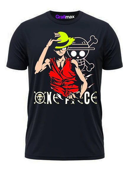 Polera One Piece Luffy D Monkey Manga Anime Diseños Grafimax 13