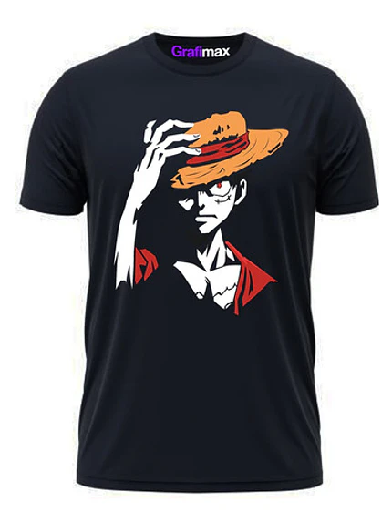 Polera One Piece Luffy D Monkey Manga Anime Diseños Grafimax 19