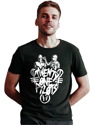 Polera Twenty One Pilots 21 Handwritten Música Grafimax