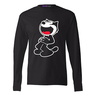 Polera Manga Larga  Felix El Gato Risas Grafimax