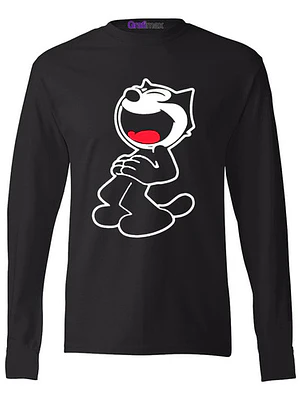 Polera Manga Larga Felix El Gato Risas Grafimax