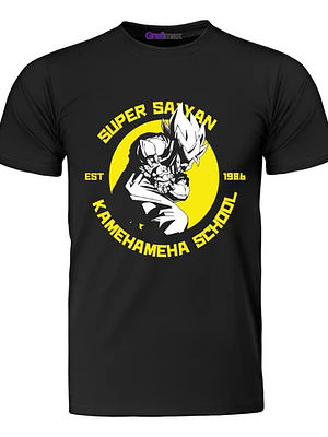 Polera Goku Dbz Kamehameha School Anime Grafimax