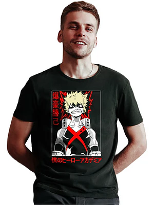 Polera Katsuki Bakugo Boku No Hero Academia Anime Grafimax