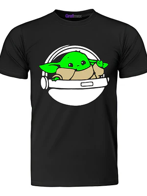 Polera Baby Yoda Chibi Grogu Mandalorian Starwars Grafimax