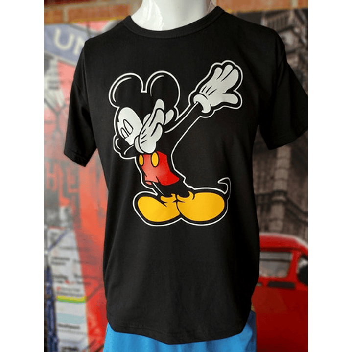 Polera Raton Mickey Dub Oversize Mujer Grafimax 2