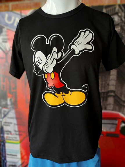 Polera Raton Mickey Dub Oversize Mujer Grafimax 2