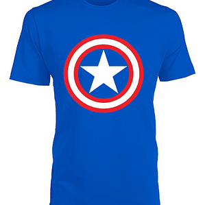 Polera Capitan America Escudo Avenger Grafimax