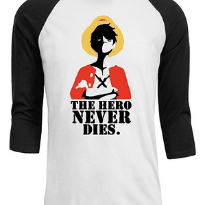 Polera The Hero Luffy One Piece Anime Raglan Grafimax