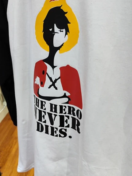 Polera The Hero Luffy One Piece Anime Raglan Grafimax 3