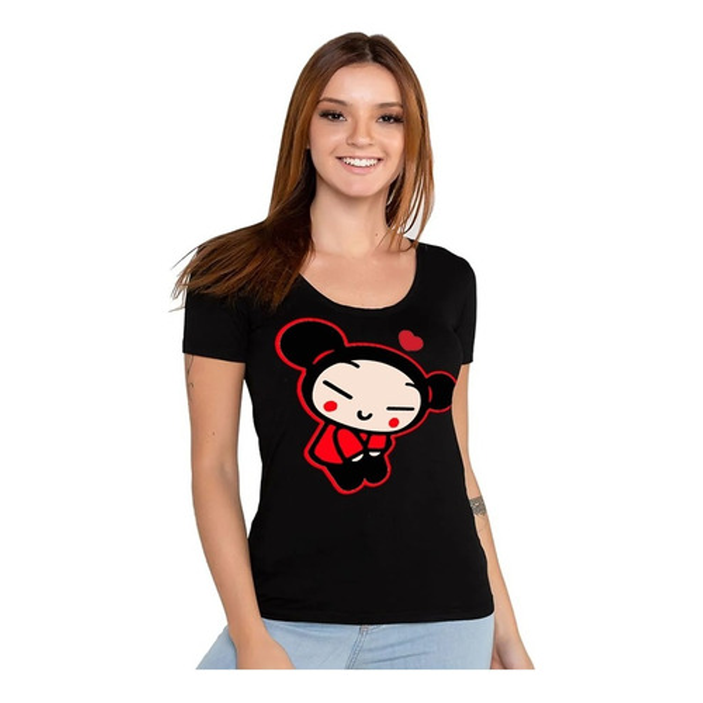 Polera Pucca Corazón Serie Animada  Kawaii Grafimax 1