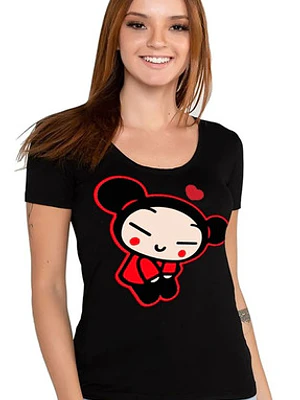 Polera Pucca Corazón Serie Animada Kawaii Grafimax