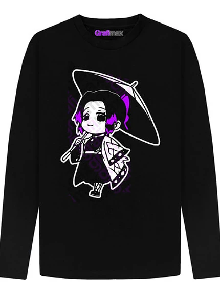 Polera Shinobu Chibi Demon Slayer Kimetsu Anime Grafimax 1