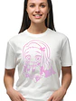 Polera Nezuko Chibi Blanca Mujer Kawaii Anime Grafimax - Miniatura 1