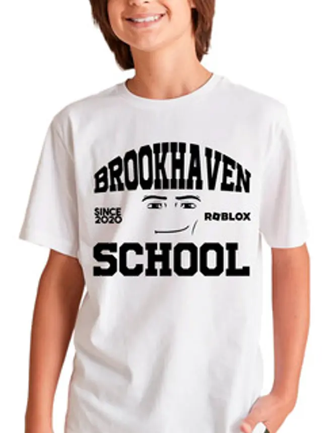 Polera Brookhaven School Roblox Videojuegos Grafimax 1