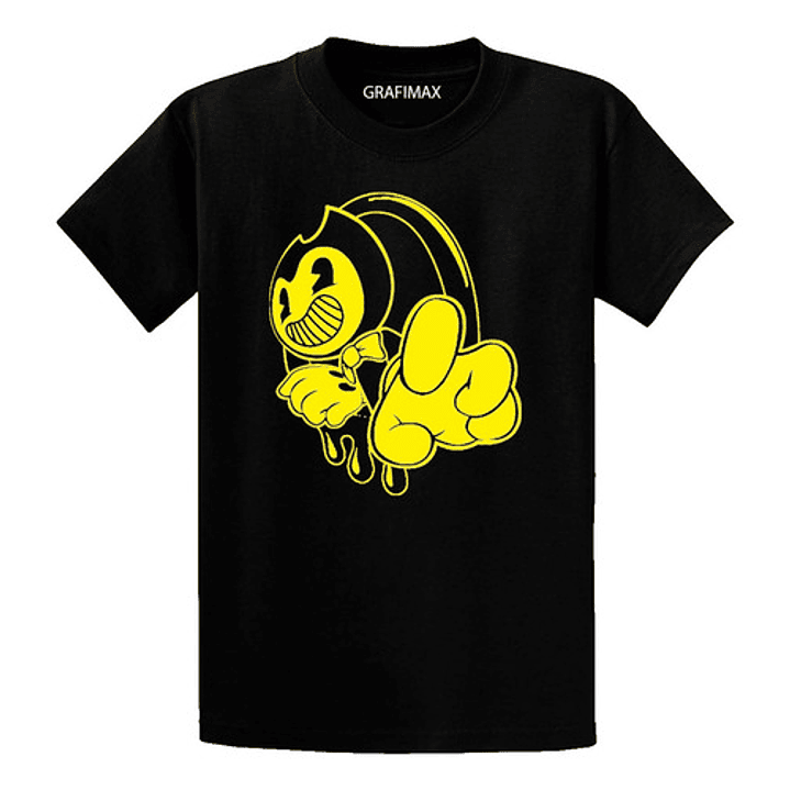 Polera Bendy Ink Tunnel Games Videojuegos Grafimax 1