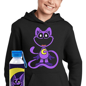 Polerón Catnap Poppy Playtime Niño + Botella Pack Grafimax